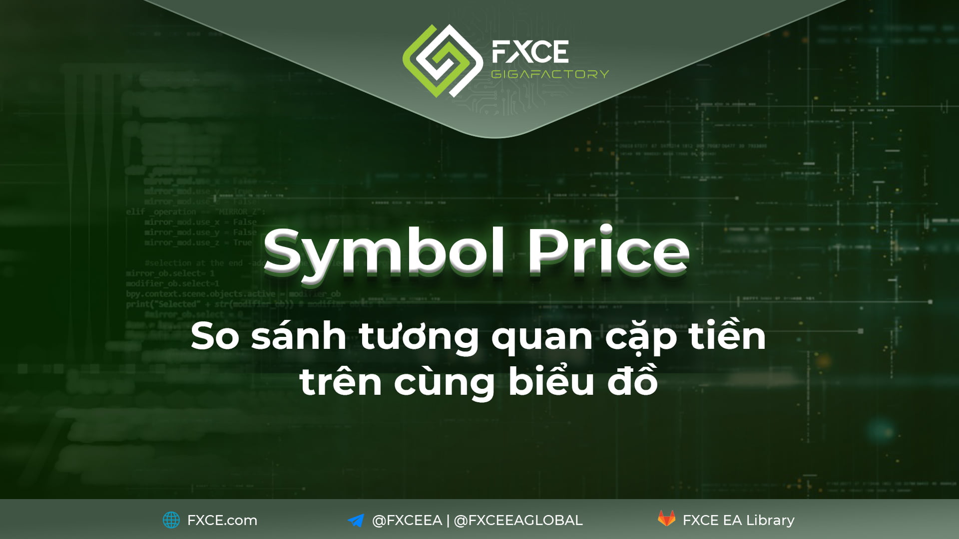 Symbol Price - So sánh tương quan cặp tiền trên cùng biểu đồ