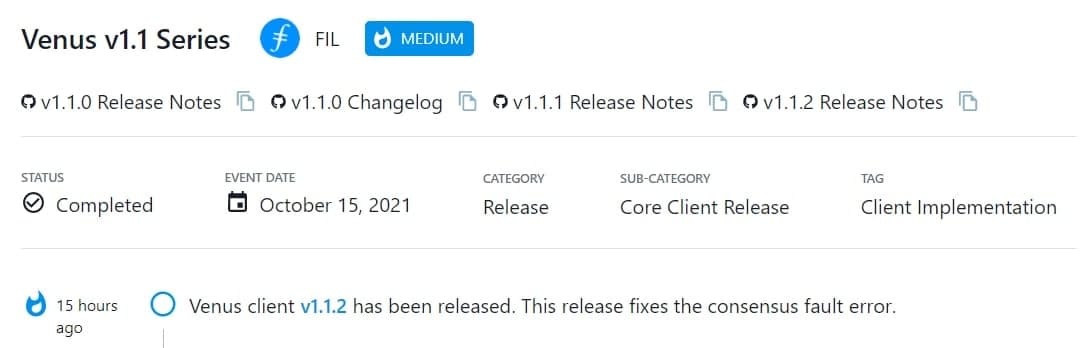 Venus client v1.1.2 được phát hành