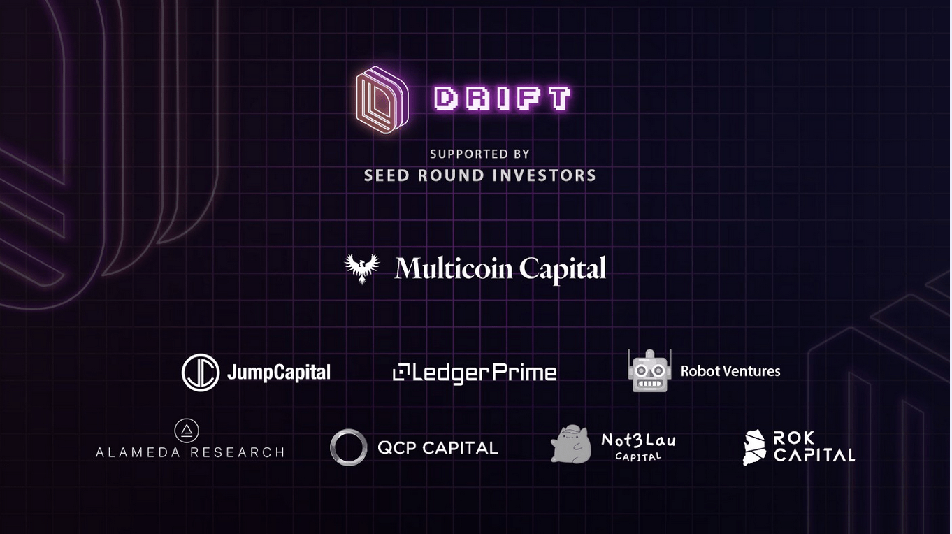 Những nhà đầu tư vào Drift Protocol ở seed round