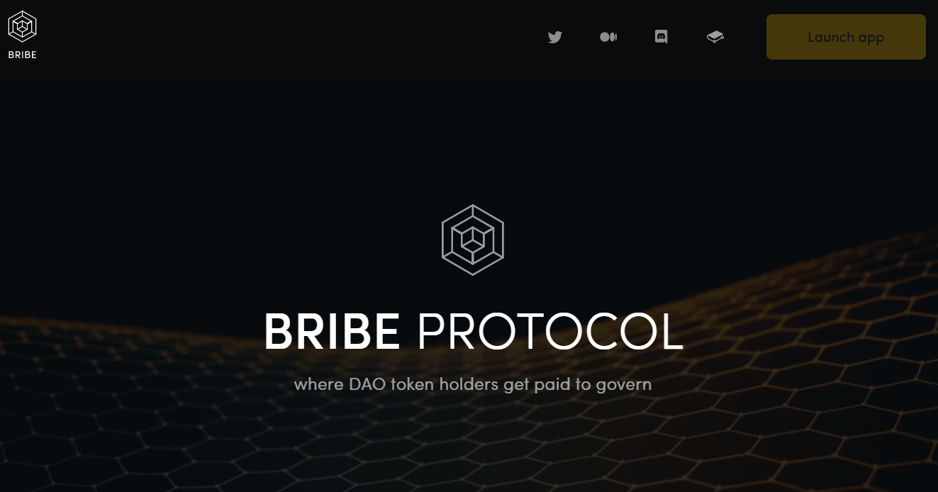 Bribe Protocol - Cách mạng hóa việc quản trị DAO