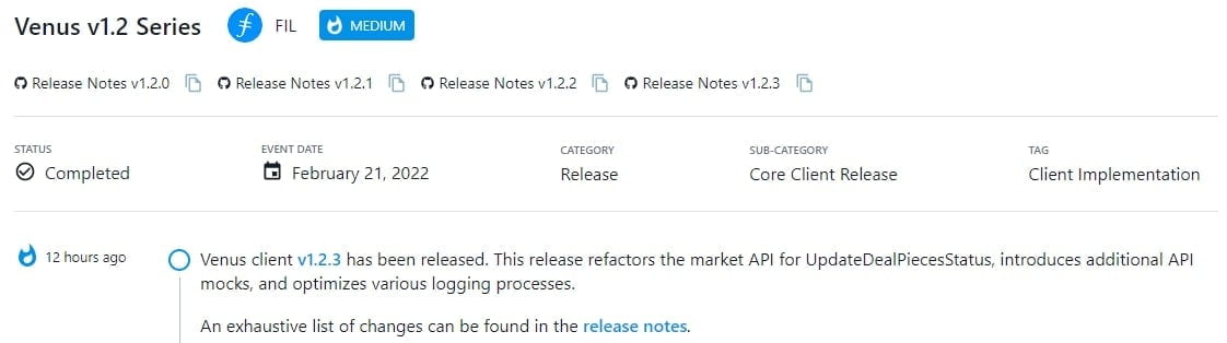 Venus client v1.2.3 được phát hành