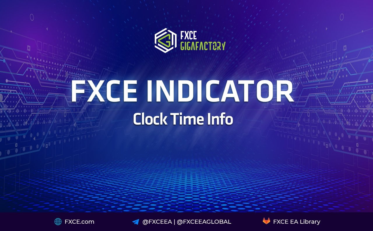 Hướng dẫn sử dụng FXCE Indicator Clock Time Info 